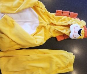 Carters 24 months fleece lion kids costume